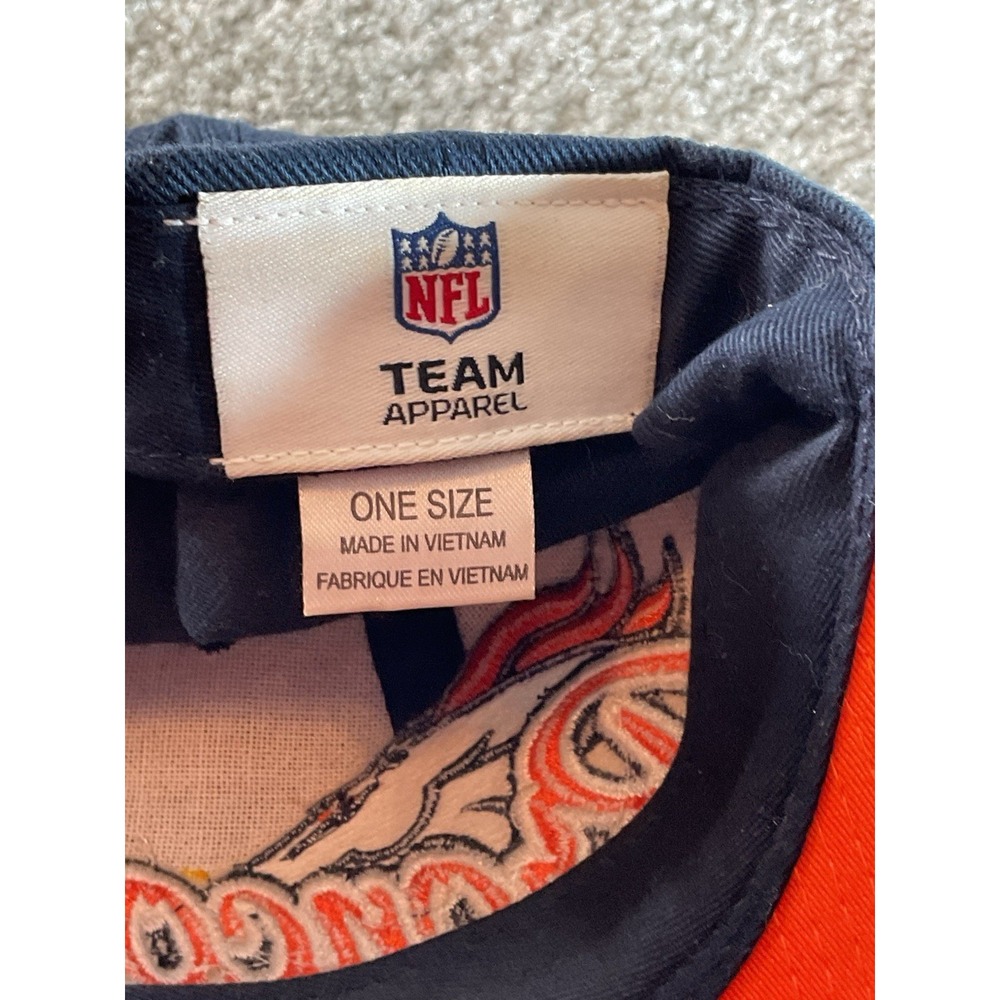 Denver Broncos NFL Football Adjustable Strapback Hat Cap Adult Mens Sports - Picture 3 of 4